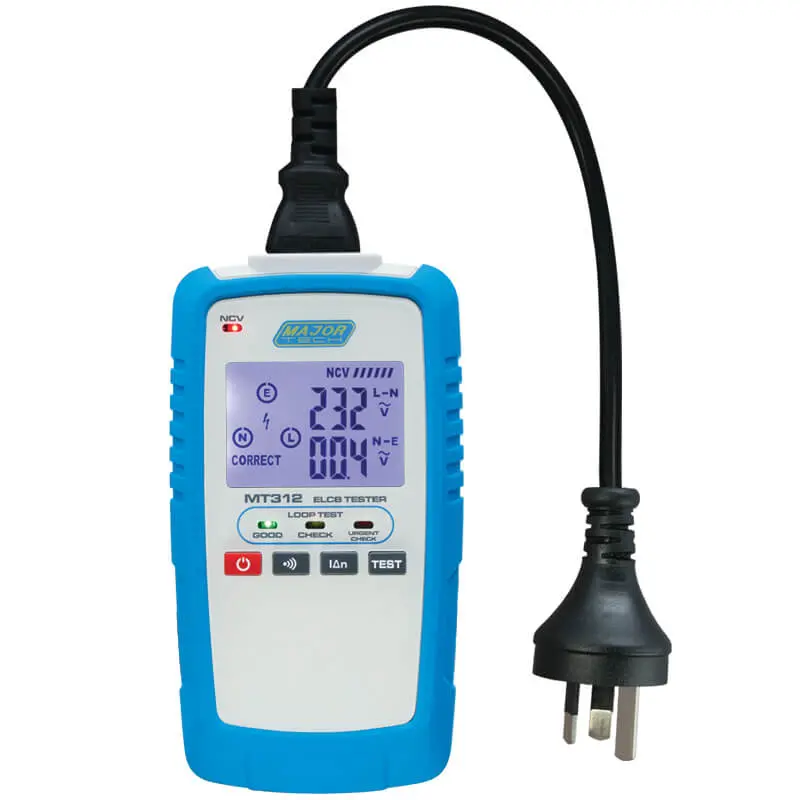Mt312 - Rcd/Elcb Loop&Polarity Tester 1
