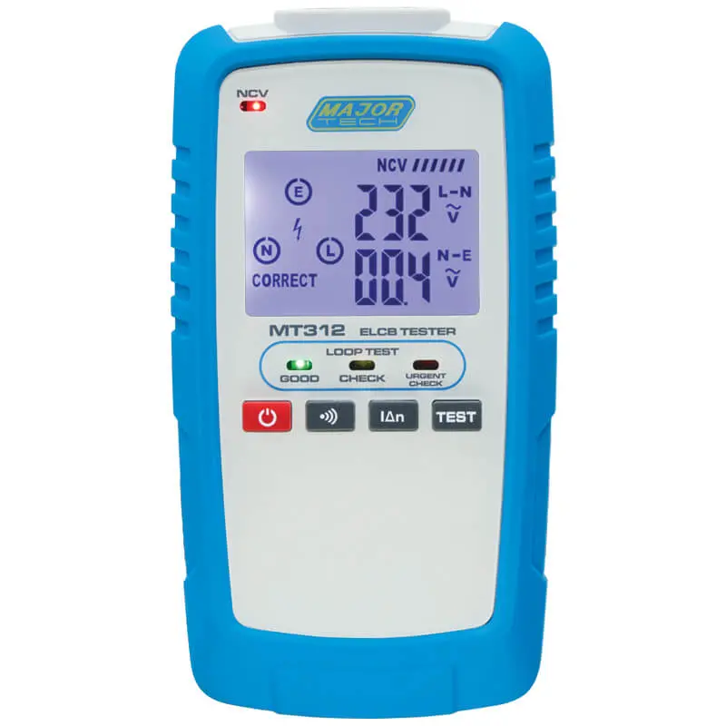 Mt312 - Rcd/Elcb Loop&Polarity Tester 2