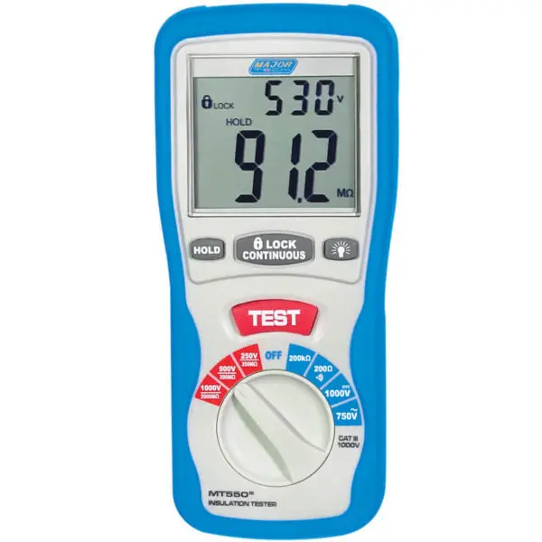 Major Tech Mt550 1000V Digital Insulation Tester 2