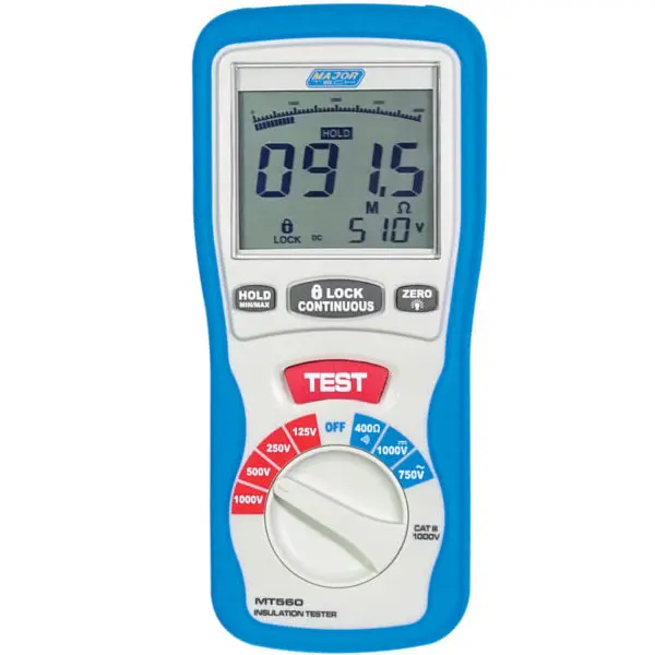 Major Tech Mt560 1000V Digital Insulation Tester 1