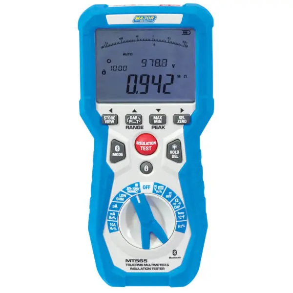 Major Tech Mt565 Bluetooth Insulation Tester And Multimeter 1