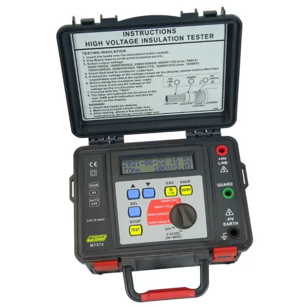 Major Tech Mt575 10Kv Cat Iv 600V High Voltage Insulation Tester 2