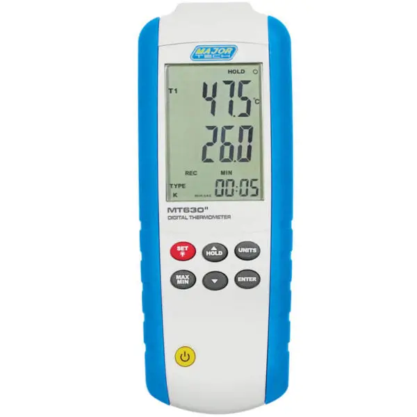 Major Tech Mt630 Single Input Thermometer J/K-Type 1