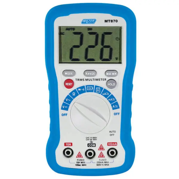 Major Tech Mt870 600V Ac/Dc True Rms Multimeter 1