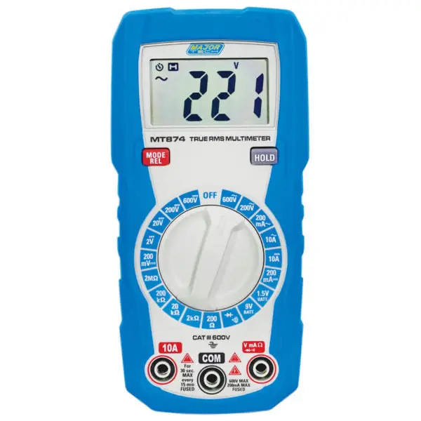 Major Tech Mt874 600V Ac/Dc True Rms Multimeter 1