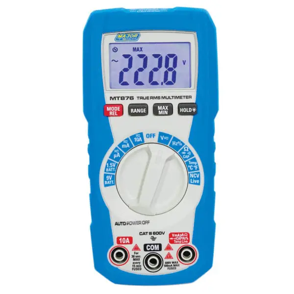 Major Tech Mt876 600V Ac/Dc True Rms Multimeter 1