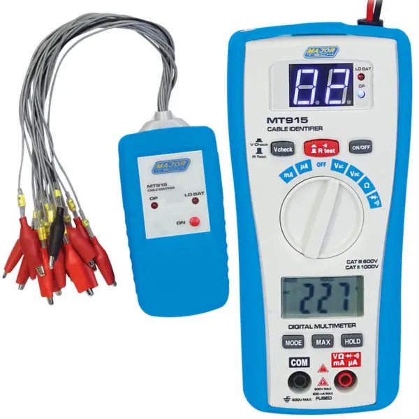 Major Tech Mt915 2-In-1 Cable Finder & Multimeter 1