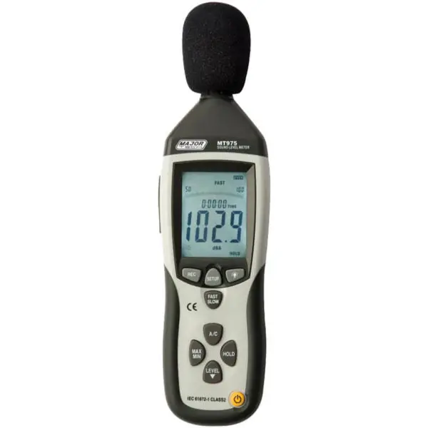 Major Tech Mt975 Digital Sound Level Meter, C/W Usb Logging 1