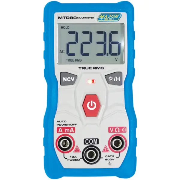 Major Tech Mtd80 Compact True Rms Auto Ranging Multimeter 2