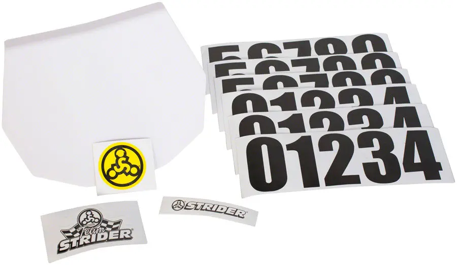 Strider Sports Number Plate Kit 1