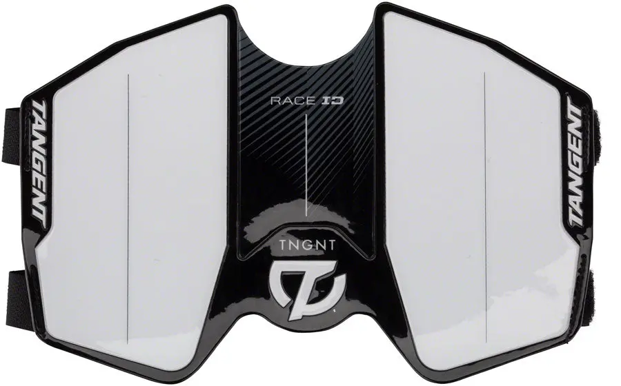 Tangent Side Plate Number Plate Wht/Blk 1