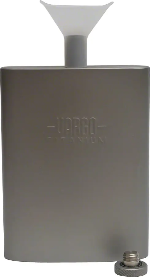 Vargo Titanium Funnel Flask 1