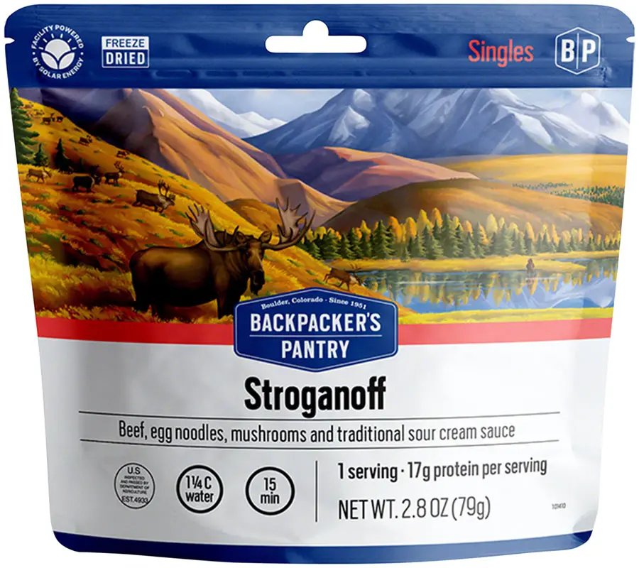 Backpacker's Pantry Stroganoff Sauce, Mushrooms And Beef 1