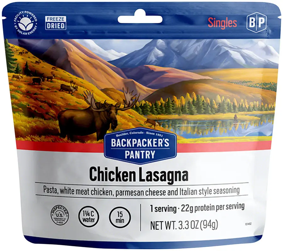 Backpacker's Pantry Chicken Lasagna 1