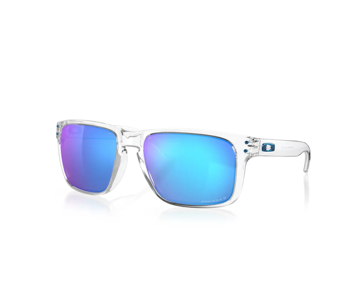 Oakley Holbrook Xl Polished Clear W/Prizm Sapphire Iridium Polarized 1