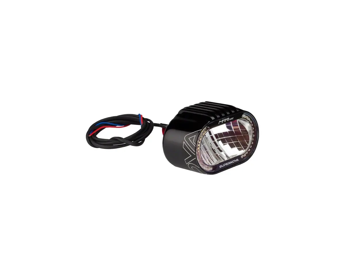 Supernova M99 Pure+ 12V Ebike Headlight: Black 1