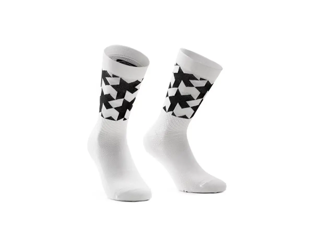 Assos Monogram Socks Evo Holy White 1