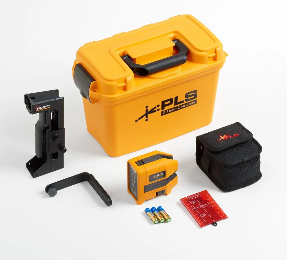 Fluke Pls 180R Kit Red Crossline Laser Level Kit 1