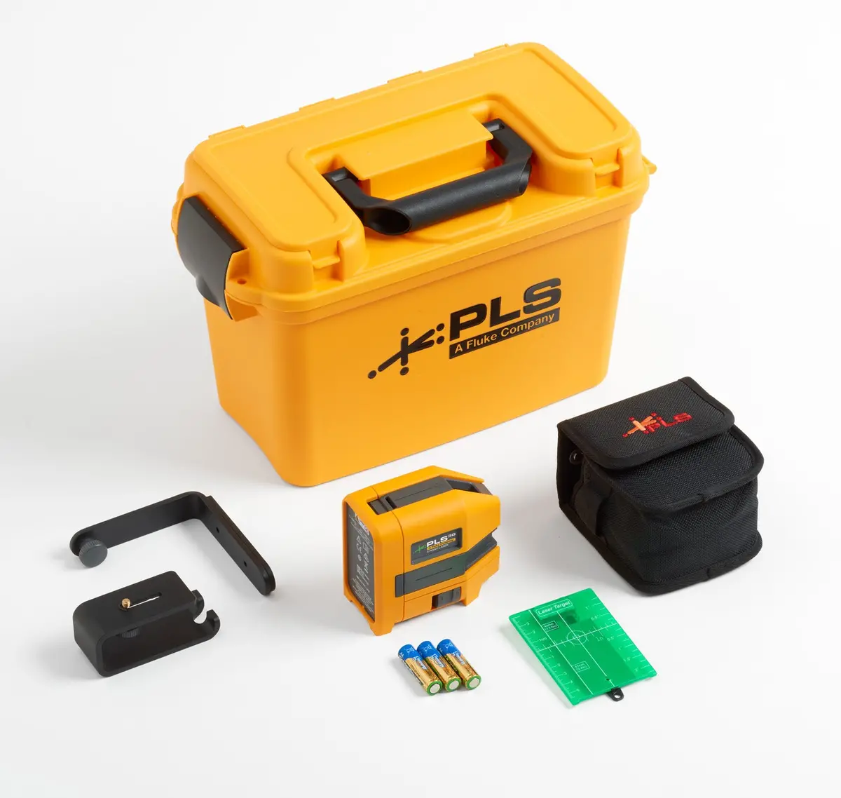 Fluke Pls 3G Kit Green 3-Point Laser Level Kit 1