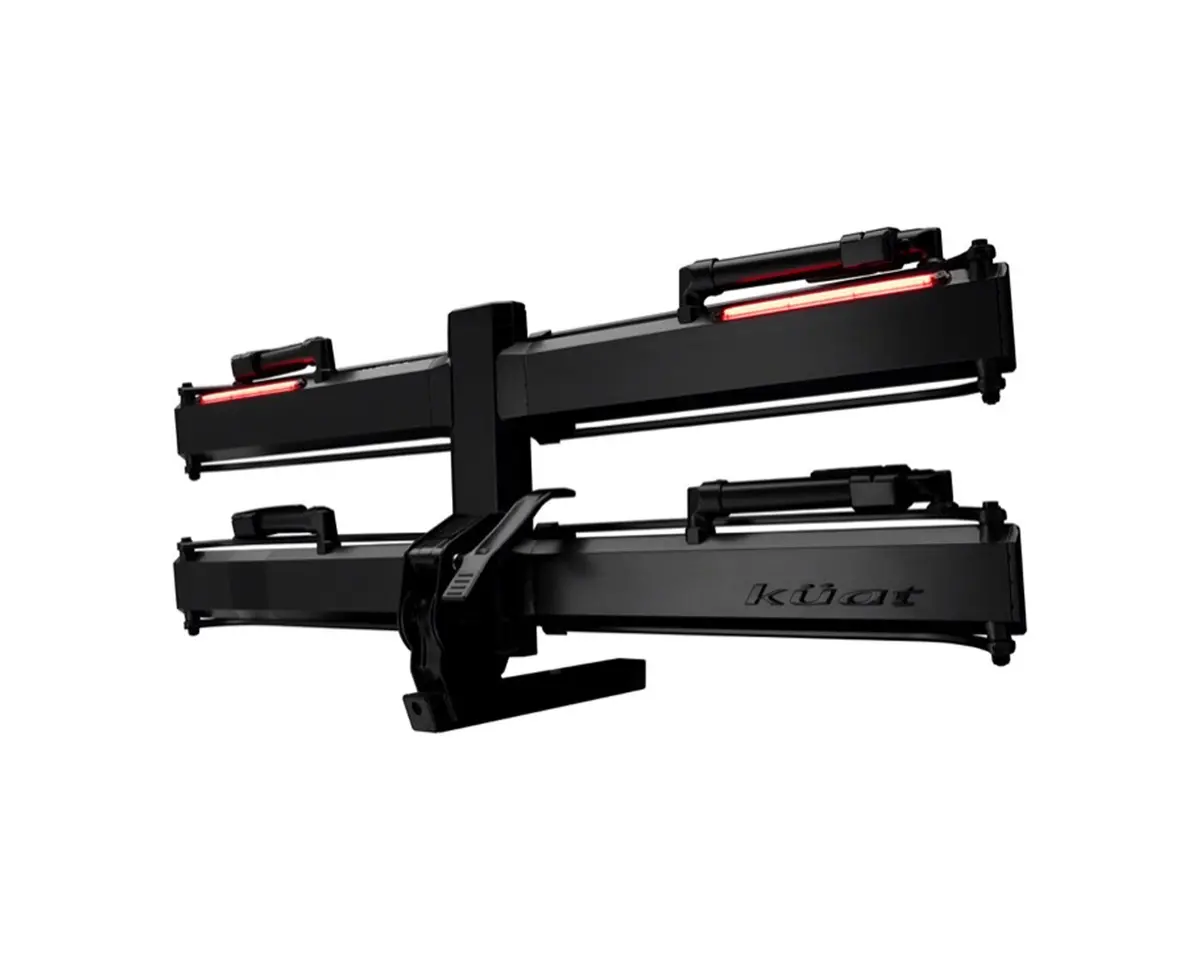Kuat Piston™ Pro X 2" Led Dual Ratchet Platform Rack With Kashima - 2 Bike - Galaxy Gray 1