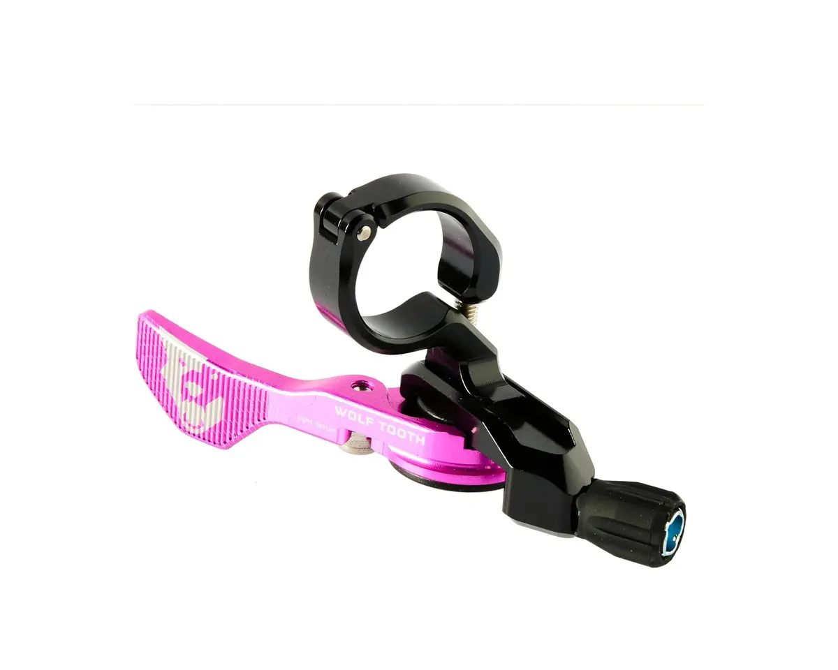 Wolf Tooth Remote Light Action Dropper Lever 22Cm Clamp Ltd Ed Pink 1