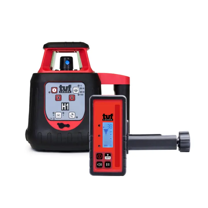 Tuf Laser Rh500-V2 Rotating Laser Red H1 - Hz With Frd600a-R Mm Receiver 1