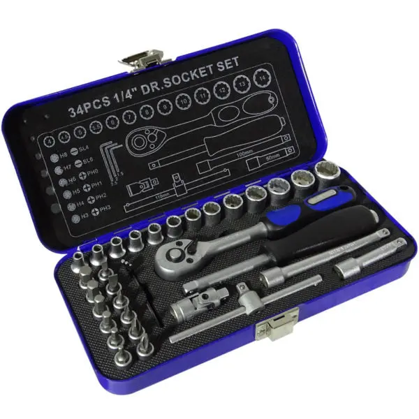 Major Tech Rss34 34Pc Ratchet Socket Set 1
