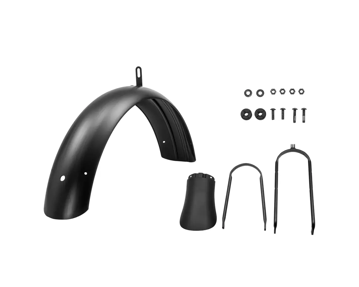 Fnd Globe Haul St & Lt, Front Fender, 20", 100Mm Width, Plastic, W/ Mounting Hardware 1