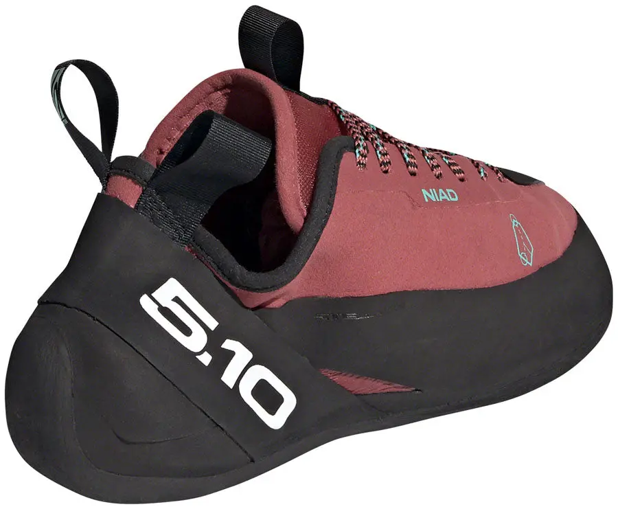 Five Ten Niad Lace Climbing Shoe - Men's, Core Black/Crew Red/Acid Mint 14