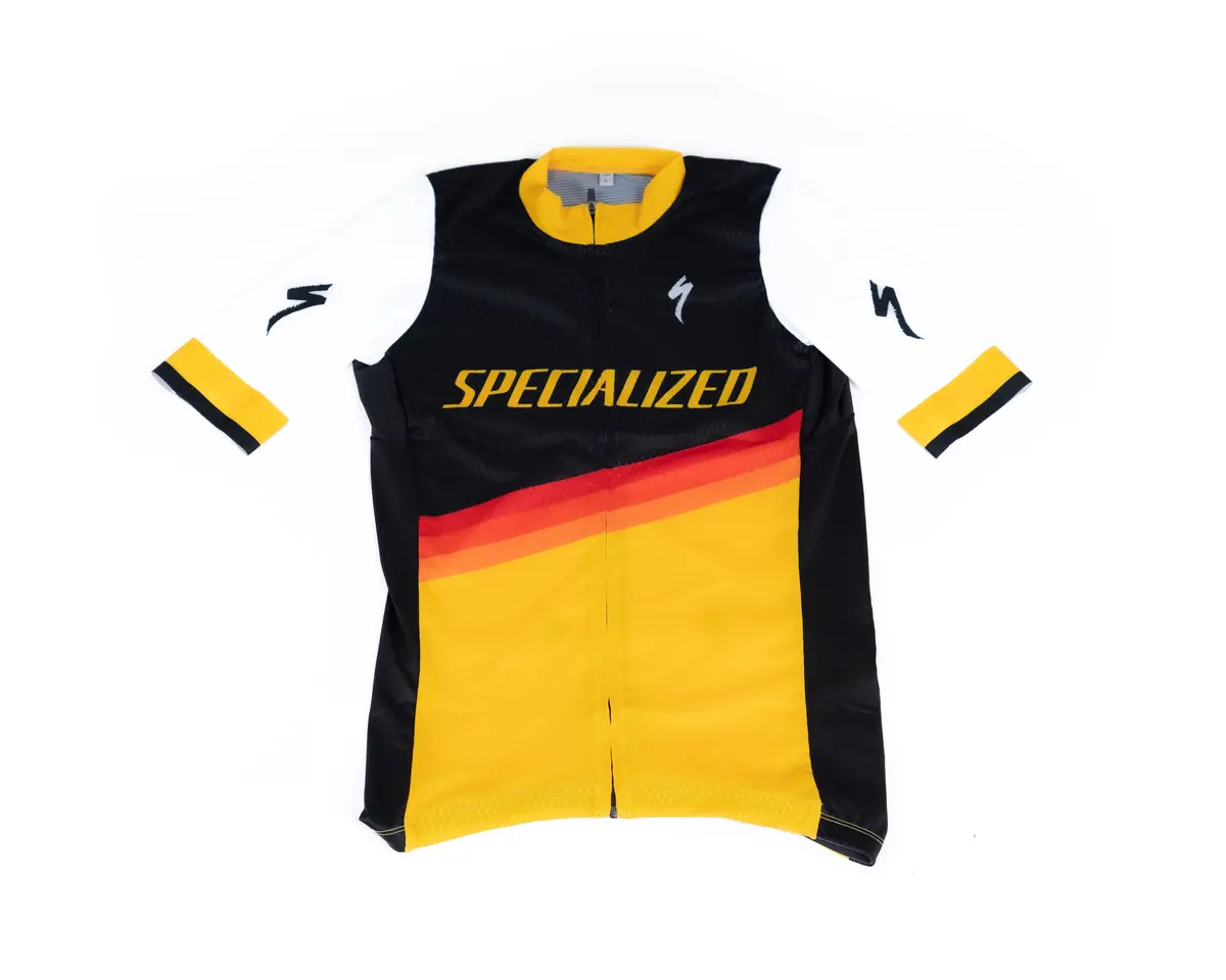 Specialized Mens Silver Short Sleeve Jersey 1