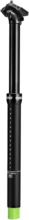 Sdg Tellis Dropper Seatpost - 31.6Mm, 125Mm, Black 1