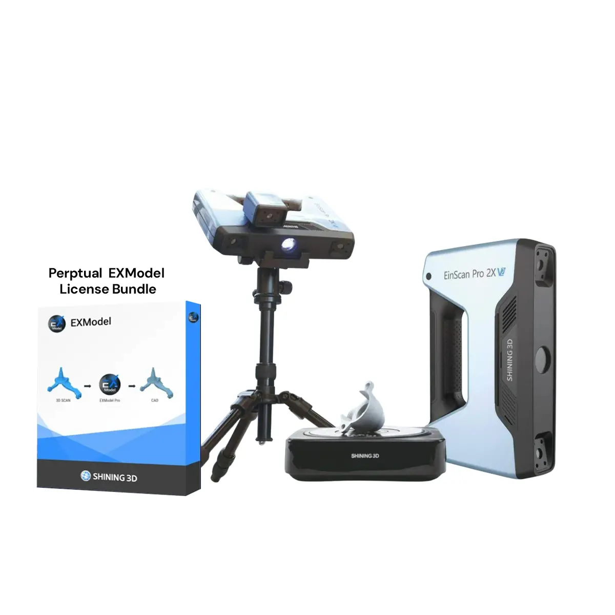 Shining 3D Einscan Pro 2X V2 With Industrial Pack With Exmodel Perptual License 1