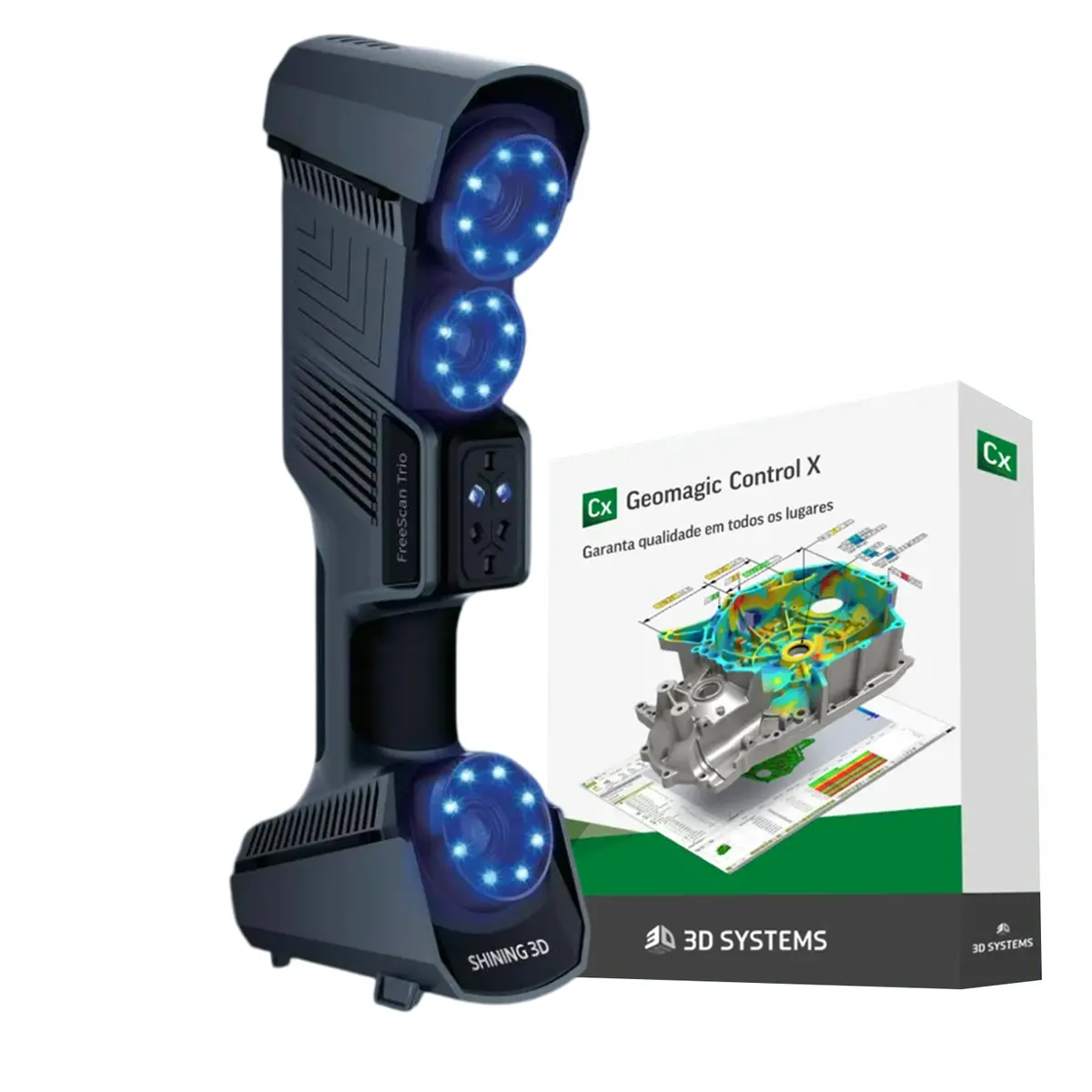 Shining 3D Freescan Trio And Control X Essentials Bundle 1