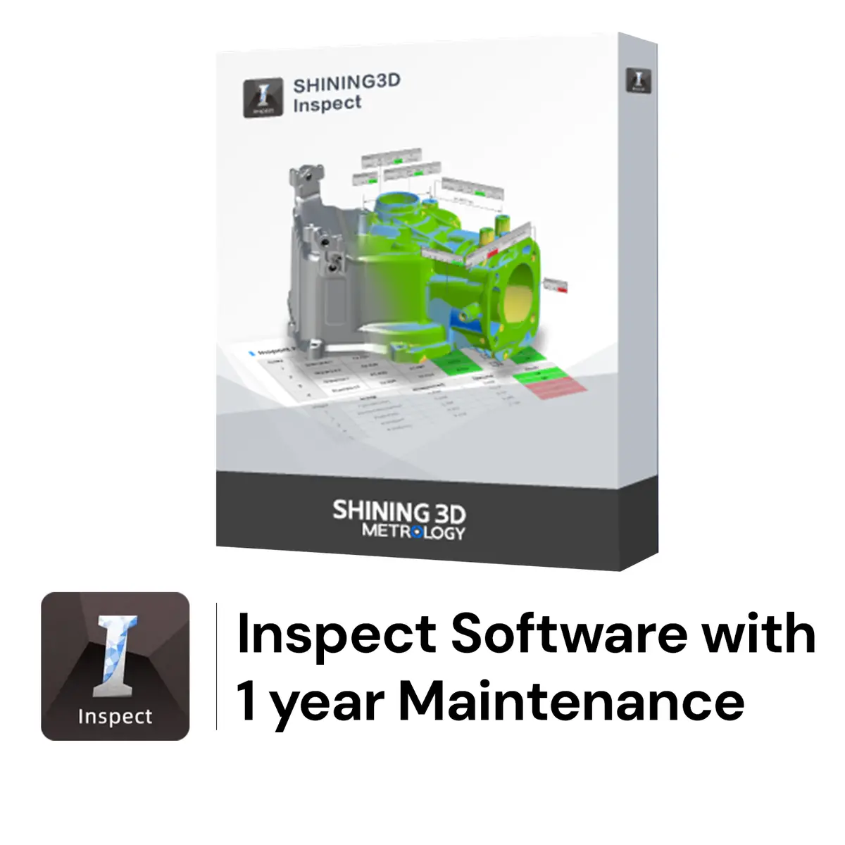 Shining 3D Inspect Software With 1 Year Maintenance 1