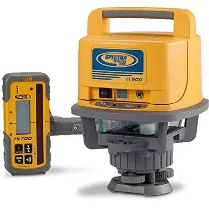 Spectra Precision Ll500 Rotating Laser Level With Hl 700 Receiver 2