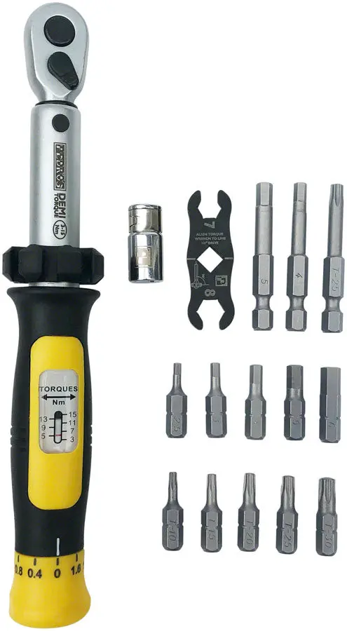 Pedro's Demi Torque Wrench Ii & Bit Set 1