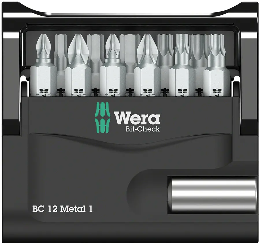 Wera Bit-Check 12 Metal Bit 1 Bit Holder & Bit Set 2
