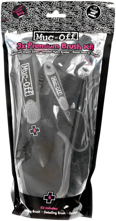 Muc-Off 3-Piece Brush Set 1