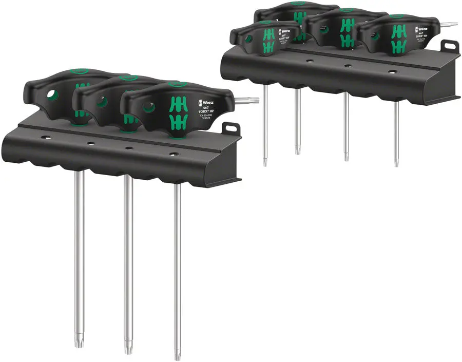 Wera 467/7 T-Handle Screwdrivers Torx Hf Set 1