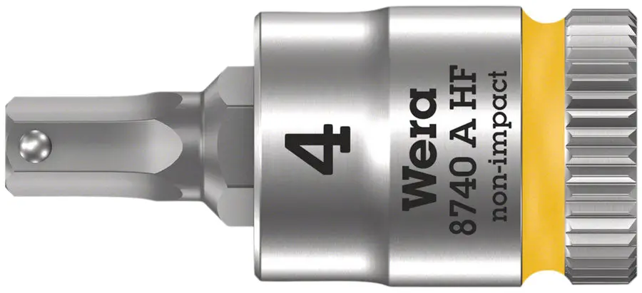 Wera 8740 A Hf Zyklop Bit Socket 1/4" 6