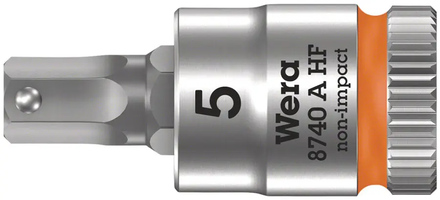 Wera 8740 A Hf Zyklop Bit Socket 1/4" 5
