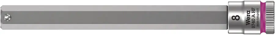 Wera 8740 A Hf Zyklop Bit Socket 1/4" 3