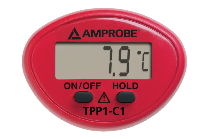 Fluke Amprobe Tpp1-C1 Mini Pocket Thermometer With Immersion Probe 1