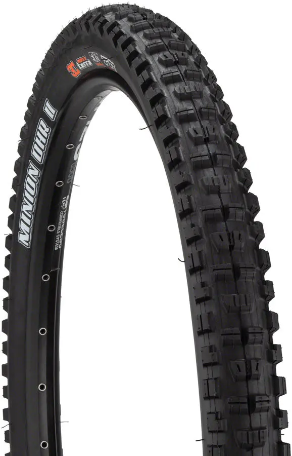 Maxxis Minion Dhr Ii Tire - 27.5 X 2.4 Tubeless Folding Black 3C Maxx Grip Dd Wide Trail 1