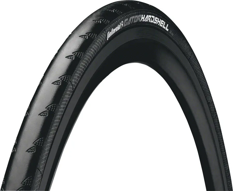 Continental Gator Hardshell Tire - 700 X 23 Clincher Folding Black Hardshell Blackedition 1