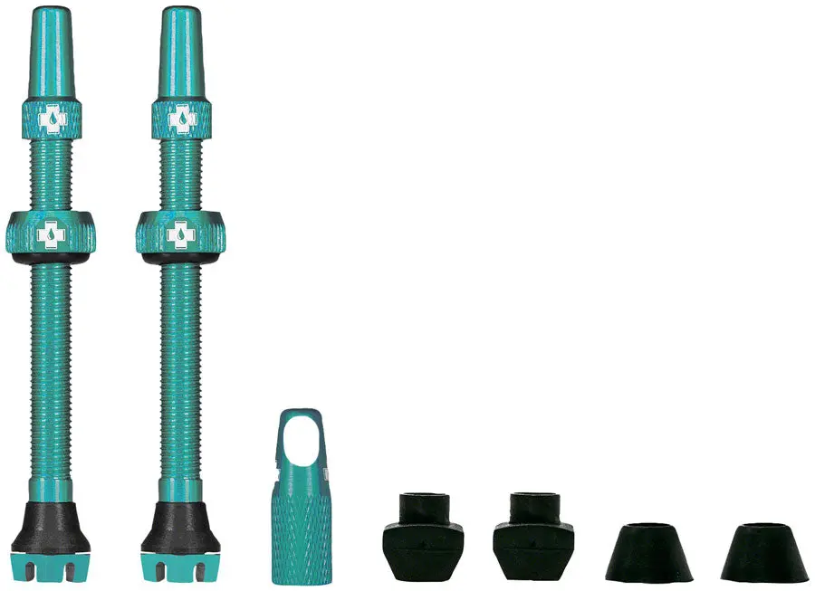 Muc-Off Tubeless Valves V2 -  Turquoise 44Mm 1
