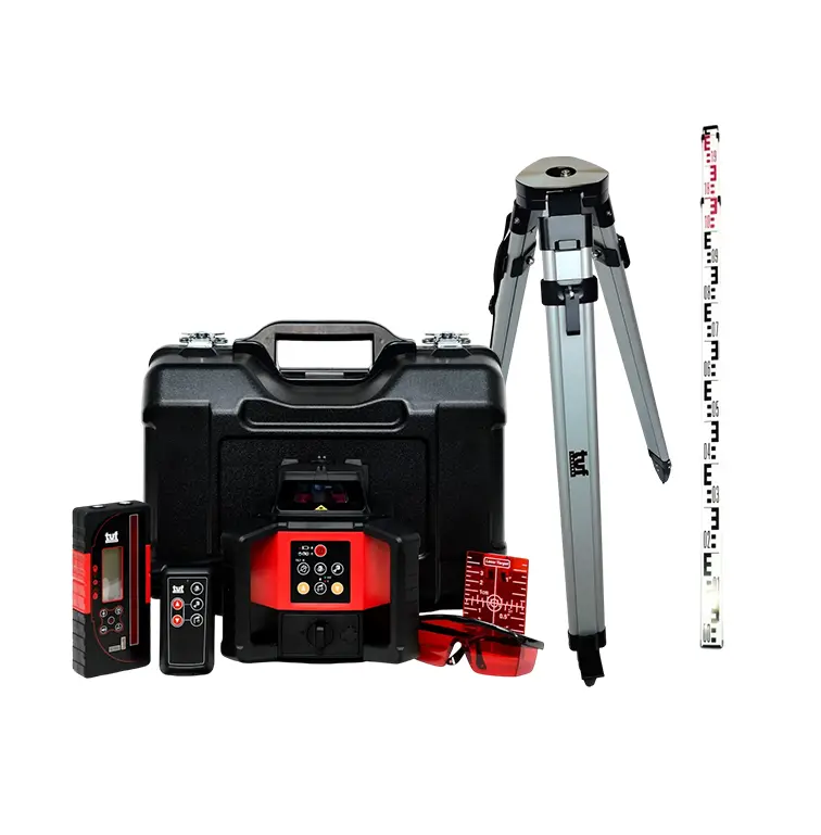 Tuf Rhvp 208R Red Kit With Qr Flat Tripod + 3M E Face Staff 1