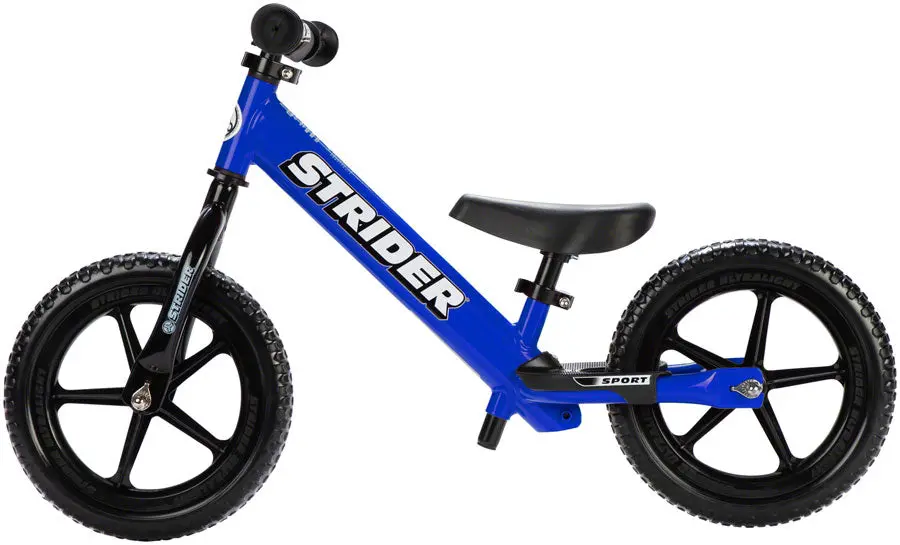 Strider 12 Sport Balance Bike: Blue 1