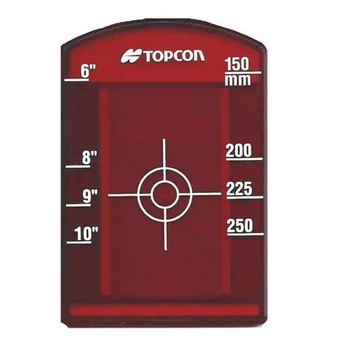 Topcon Small Target Insert For Tp-L Series Red 1