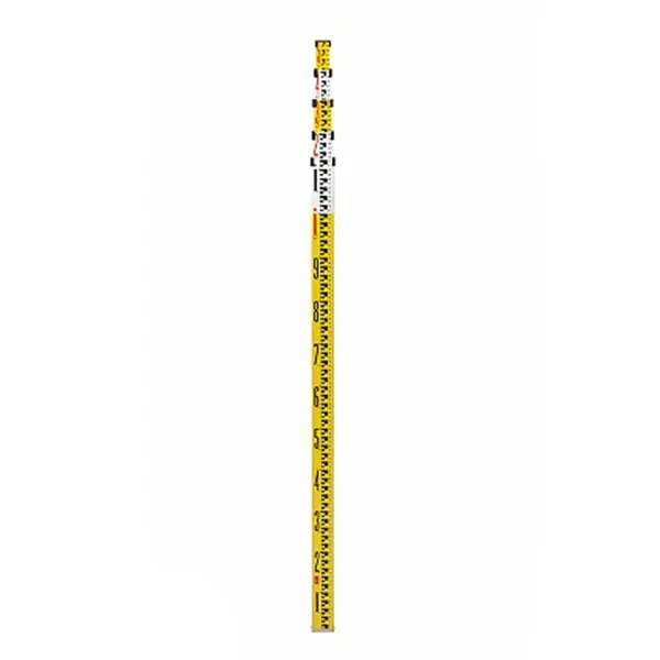 Topcon 5M X 5 Section "1/2Cm" Face Aluminium Staff & Cover 1